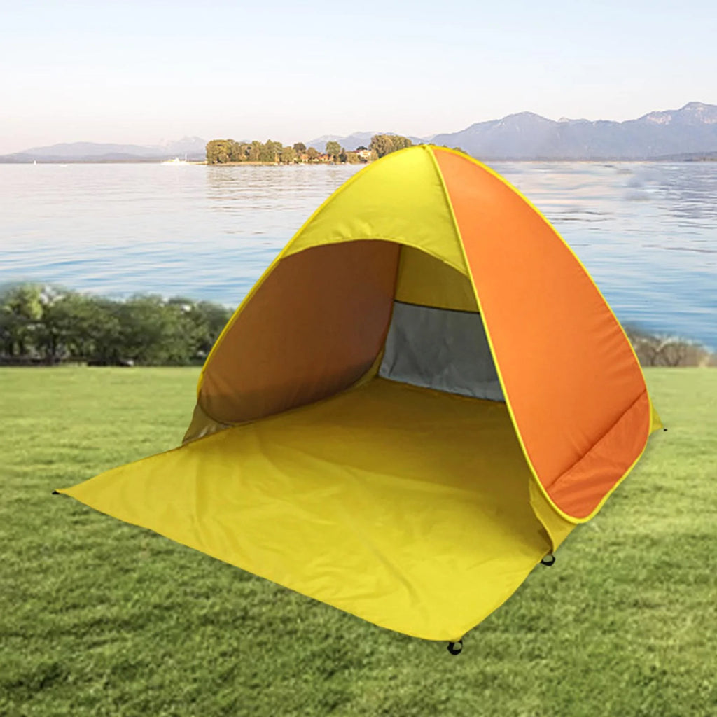 Orange Automatic Beach Tent O729233