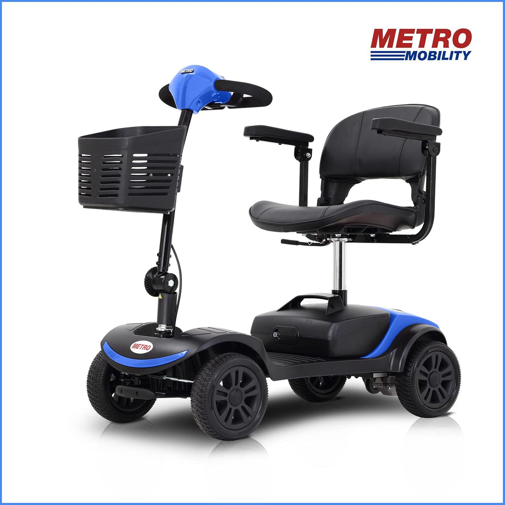 4 Wheel Electric Powered Mobility Scooter, 300 lbs Max Weight, 10 Miles Range Q1827