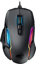 White Ergonomic Wired Gaming Mouse with RGB Lighting F809672