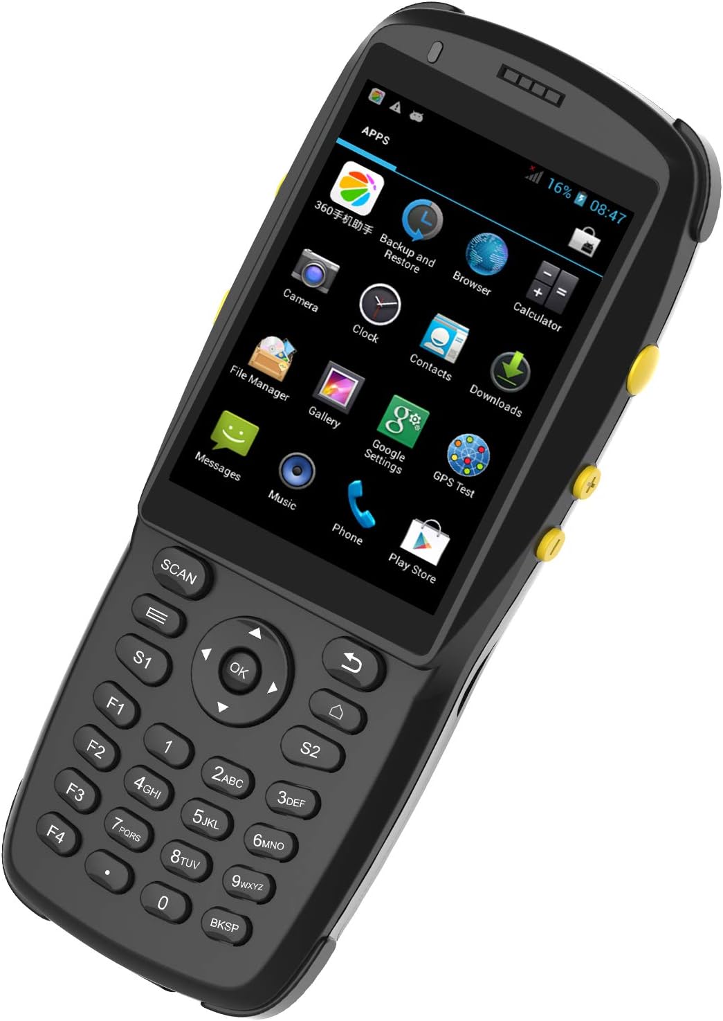 Touchscreen Handheld PDA Scanner with Wireless Wi-Fi 4G LTE NFC H974