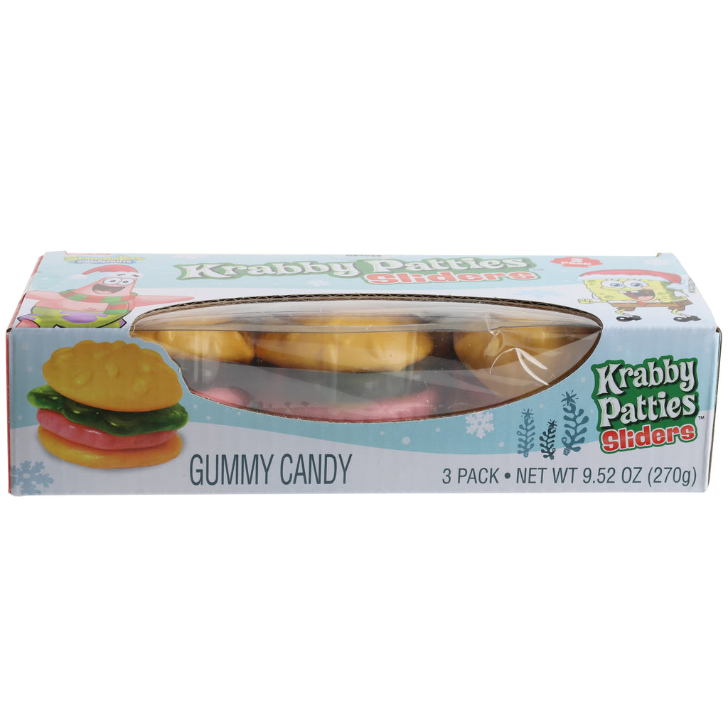 SpongeBob SquarePants Gummy Krabby Patty Sliders, 3 Pack V83299