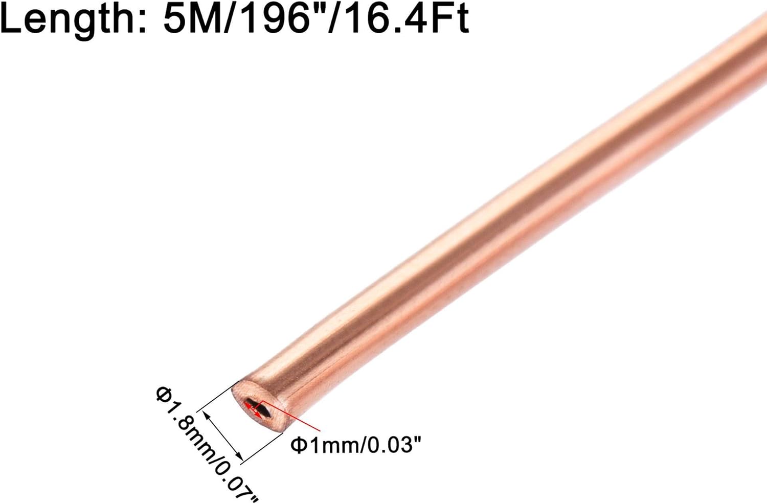 Copper Tubing Coil 16Ft Length T739029