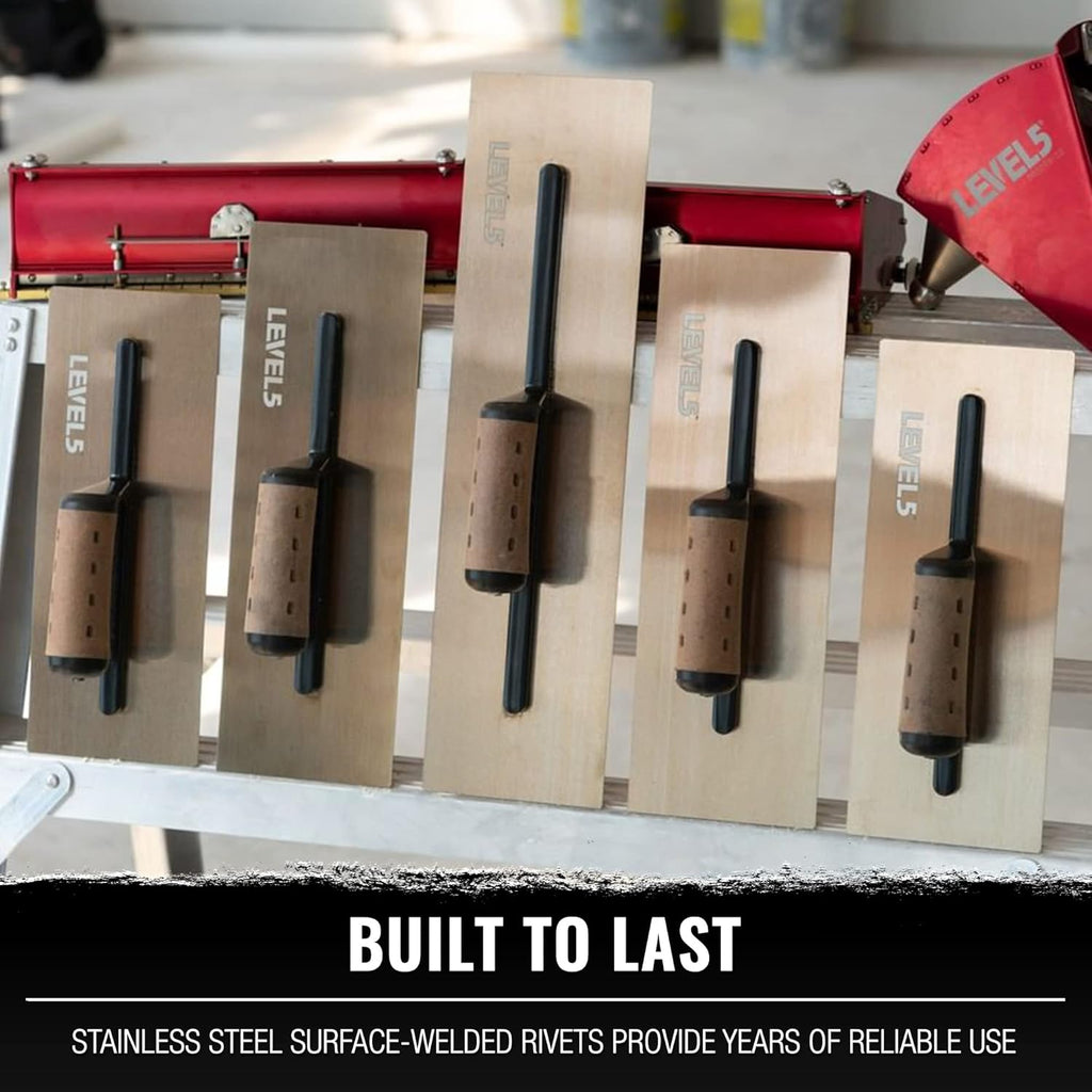 14" x 4.75" FLEX Drywall Curved Trowel, 0.5MM Blade, Stainless Steel, Pack of 2 Z1990