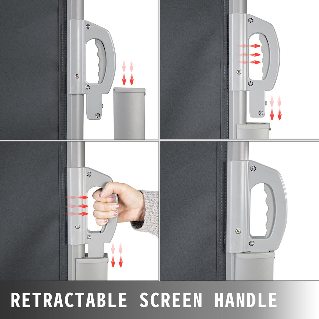 Retractable Side Awning Patio Screen 63x118inch Privacy Screen Q464