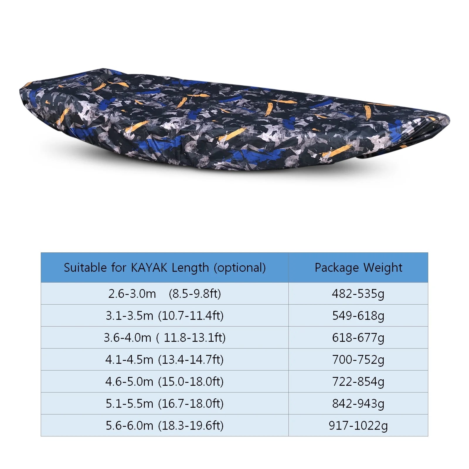 Waterproof Kayak Canoe Boat Cover S518