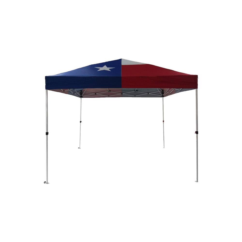 Red White and Blue 10 ft. x 10 ft. Instant Canopy Pop Up Tent V373752