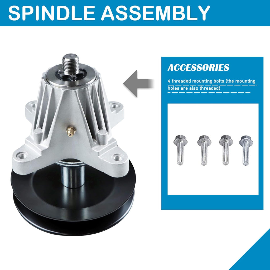 Spindle Deck Assembly with Pulley for 54 Deck Mower Pack of 2 C56891