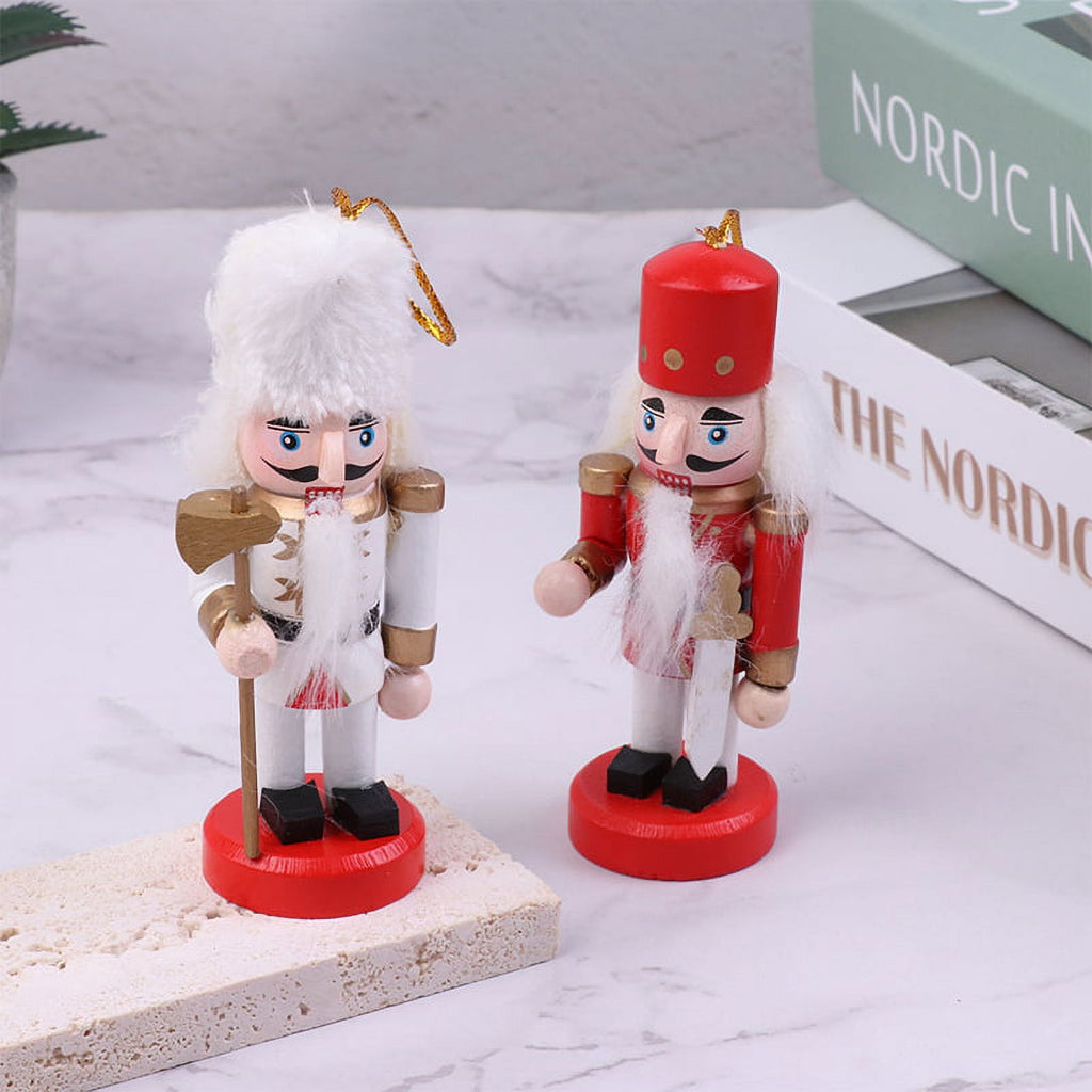 Mini Wooden Nutcracker Doll Soldier Ornament F12700