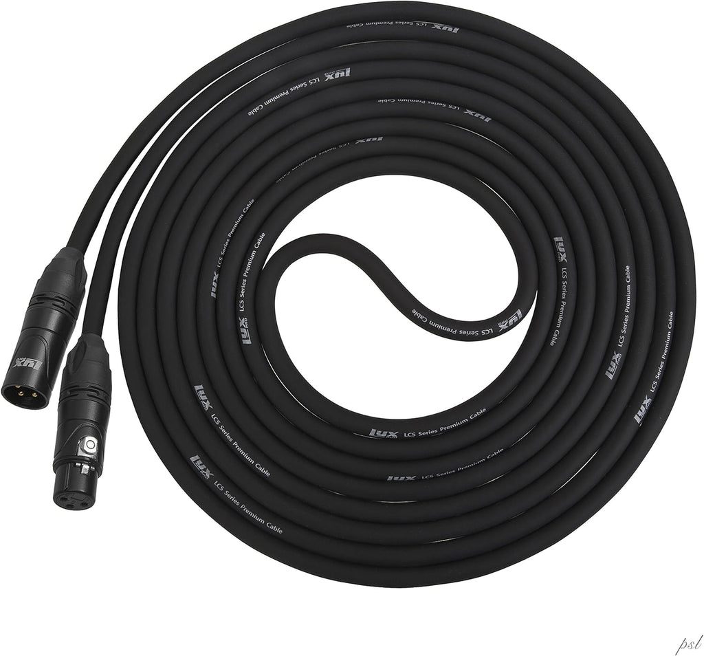 Black Pack of 2 XLR Microphone Cable G923499