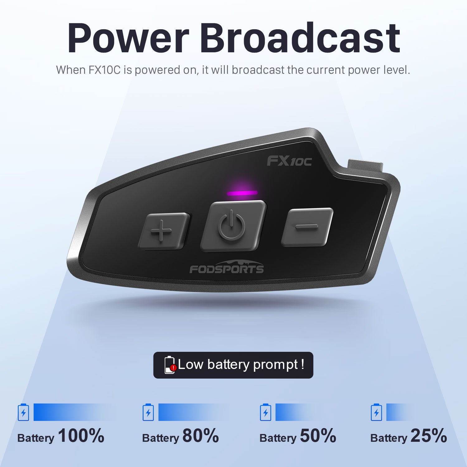 Motorcycle Bluetooth Headset Helmet Intercom Wireless Communication I63419
