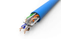 Bulk Ethernet Cable, 1000ft, UTP 23AWG, Solid Bare Copper, 600MHz, Blue P4331