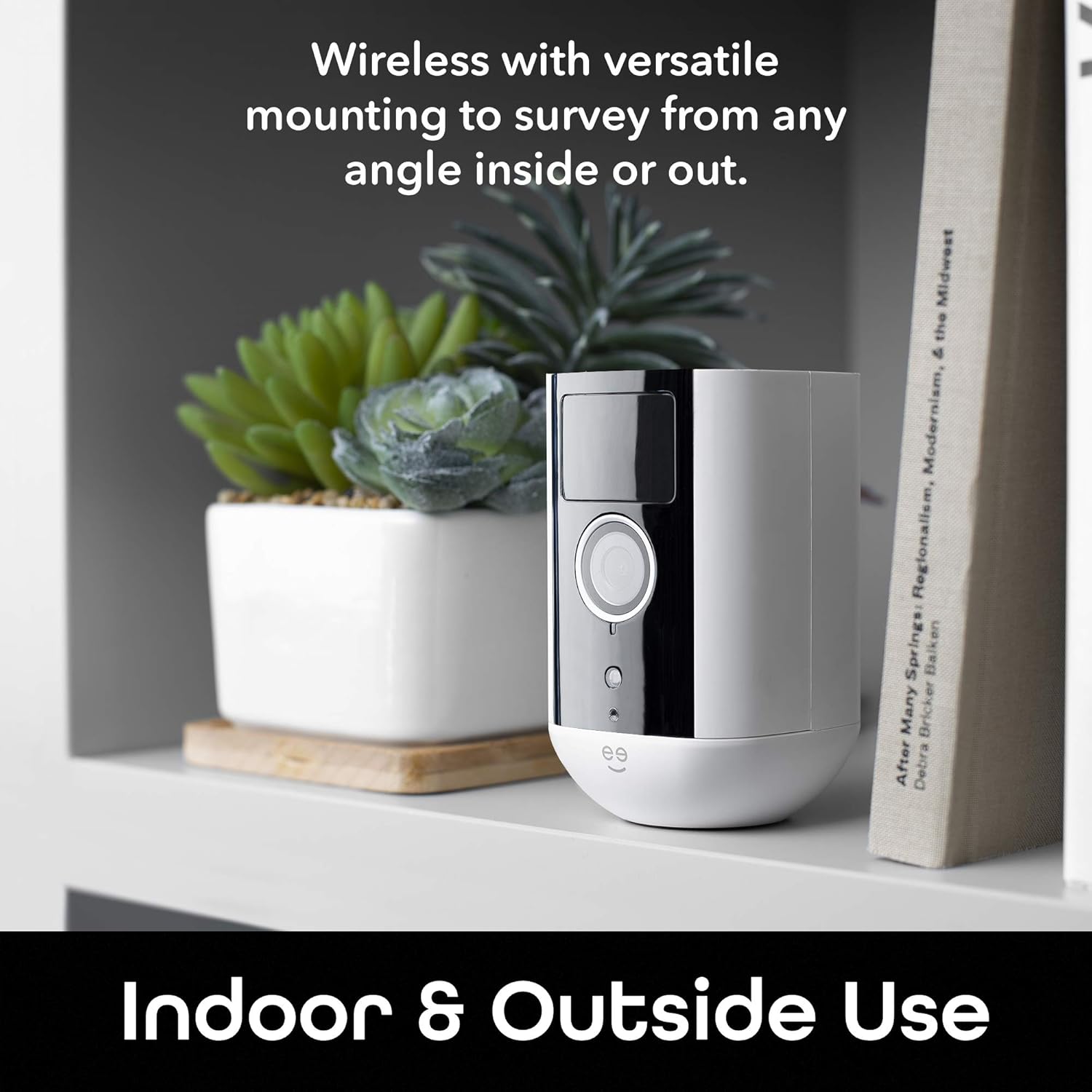 Wireless WiFi Security Camera, 1080P Night Vision, Motion Detection, 2-Way Audio B4967