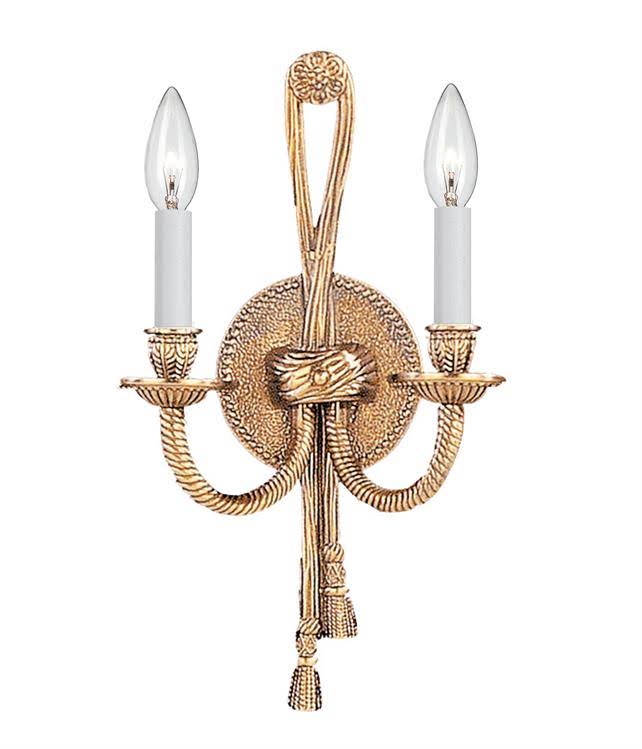 Olde Brass 2 Light Wall Sconce X29257