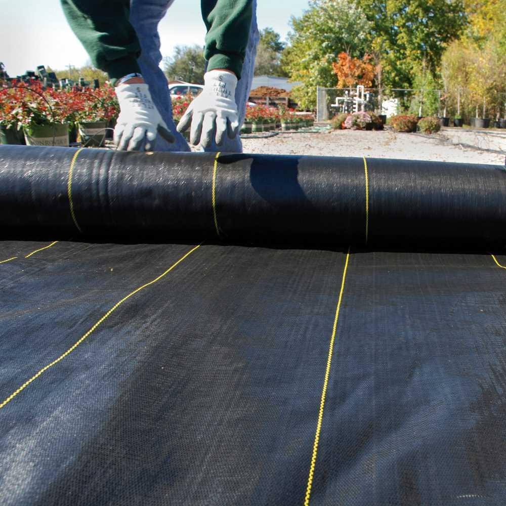 4 Foot Woven Weed Barrier Landscape Fabric 300 Feet 2 Pack H231310