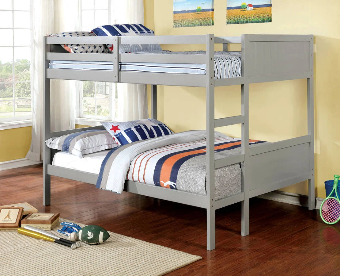 Gray Full Over Full Bunk Bed K330990