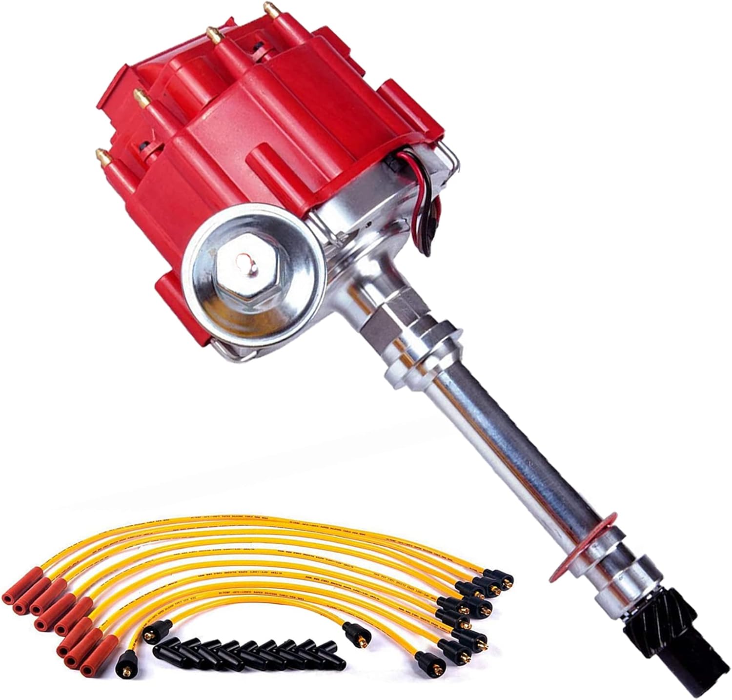 Distributor with Spark Plug Wires Ignition Combo Pack of 2 D830