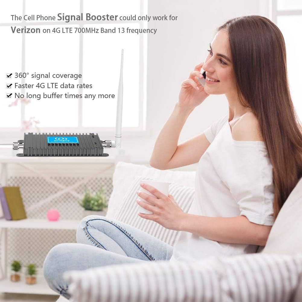 4G LTE Cell Signal Booster for Home, Cover up to 4000 Sq Ft X8483