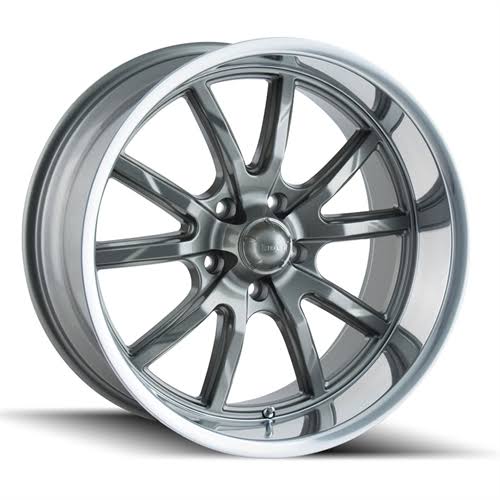 Grey Wheel with Polished Lip 15x22 L862997