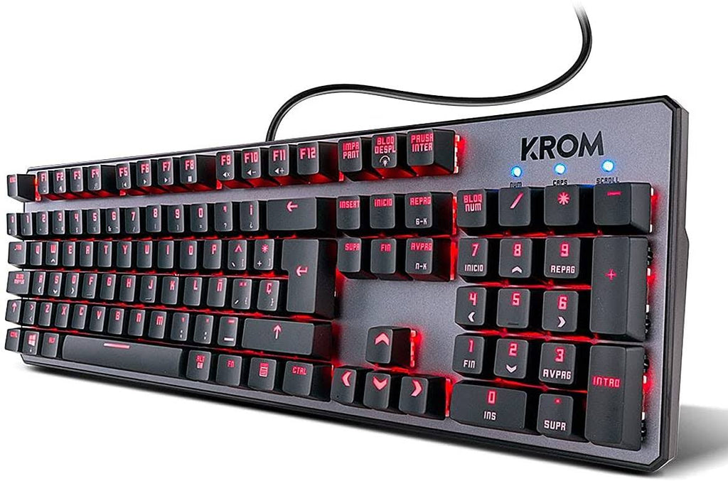 Black Spanish Gaming Keyboard U5956