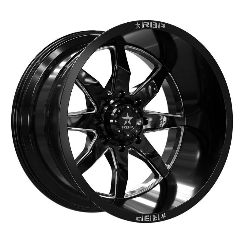 2005 Nissan Armada RBP Milled Gloss Black Saharan 81R Wheel W413058