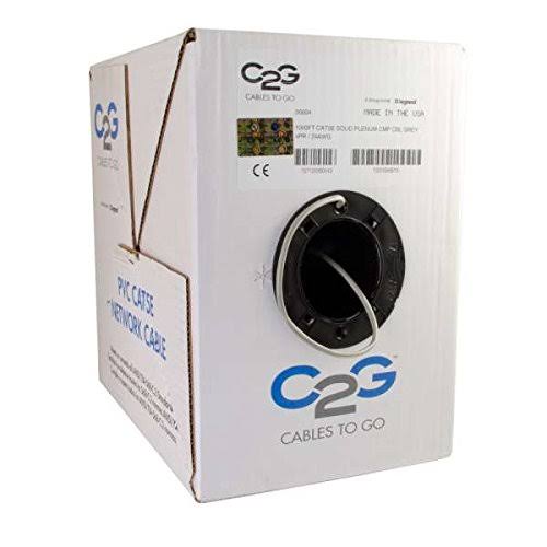 Gray CAT 5e Bulk Cable 1000 ft R787809
