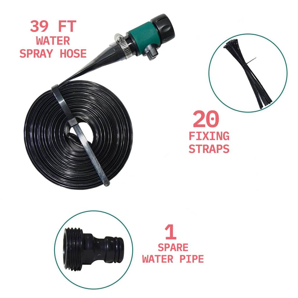 Trampoline Sprinkler for Kids Outdoor Water Games Yard Toys 39 ft P617251