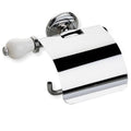 White Wood Toilet Paper Holder Y300