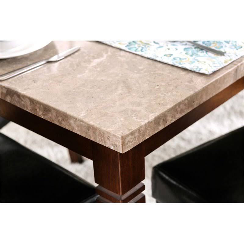 Brown Cherry Wood Rectangle Dining Table V5980