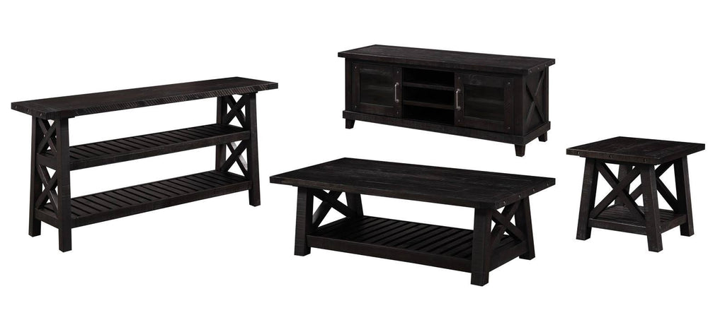 Solid Wood End Table Y929954