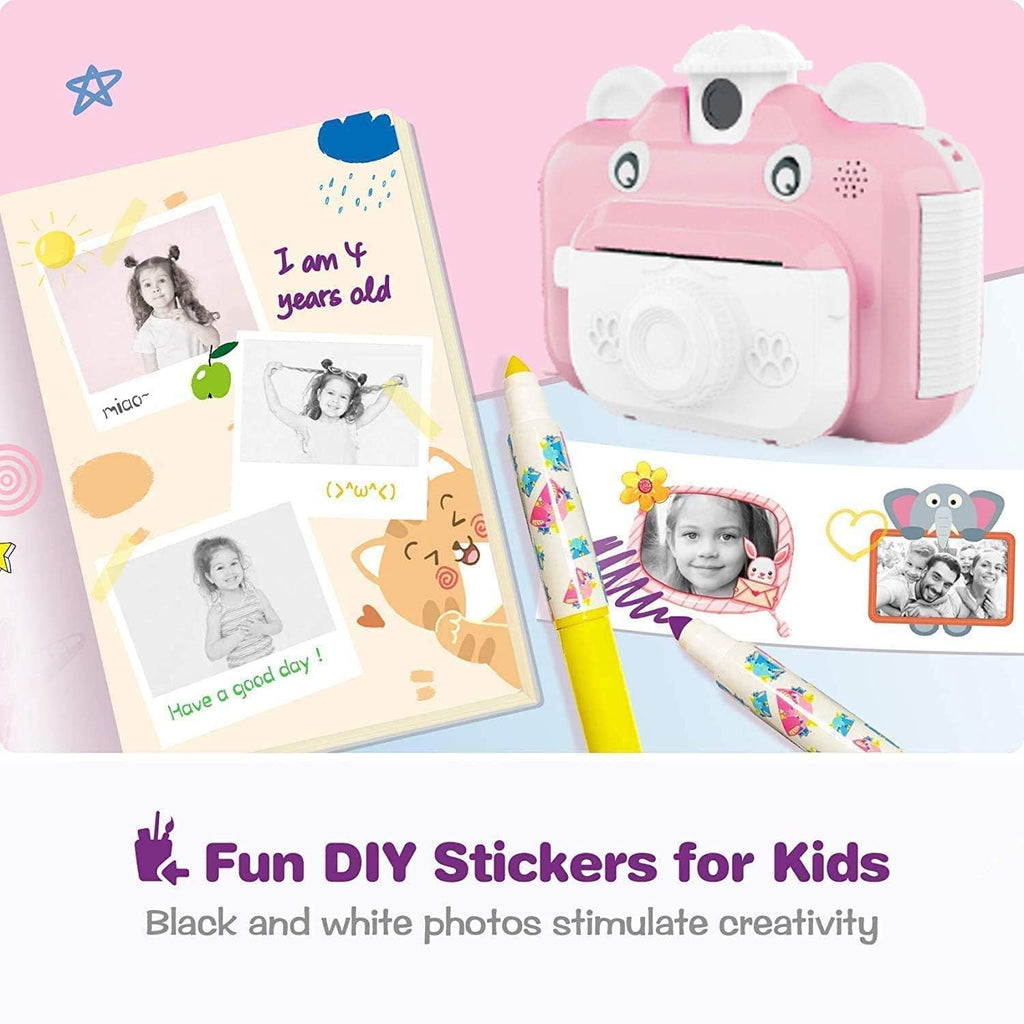HD 1080p Digital Camera with 3 Print Paper and 32GB Card M187