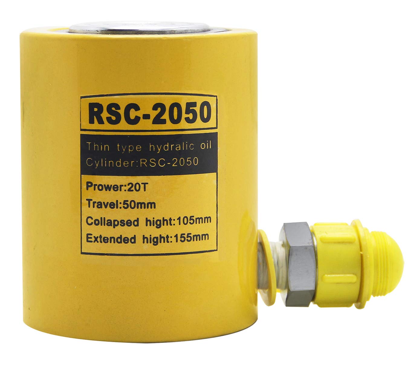20 ton Hydraulic Jack Cylinder Short Type Stoke 50mm Hydraulic Ram Industrial Lifting Jack T4604