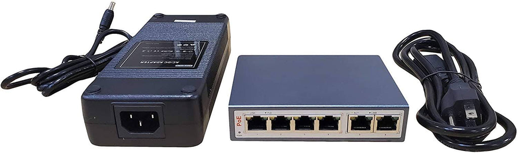 4 Port 802.3bt PoE Network Switch with 2 Uplink Ports R5429