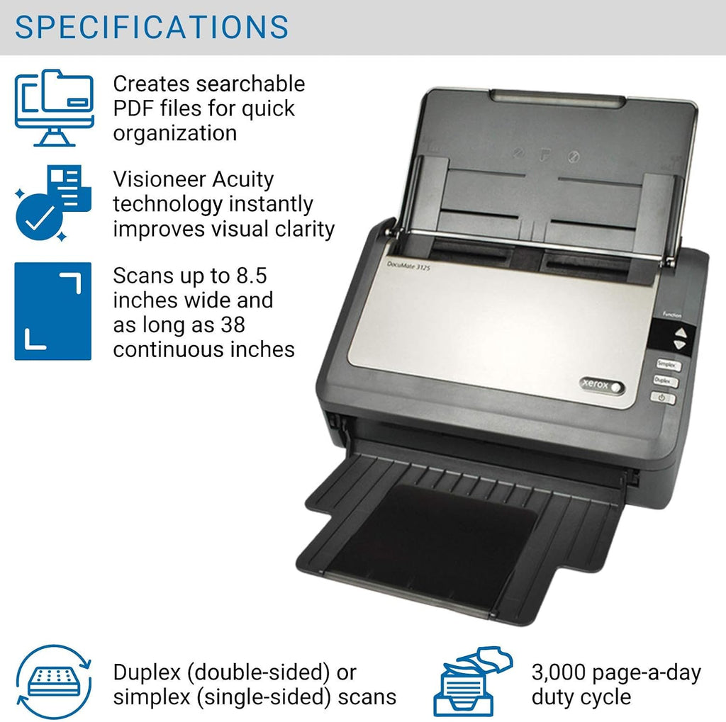 Duplex Document Scanner with Automatic Document Feeder T507
