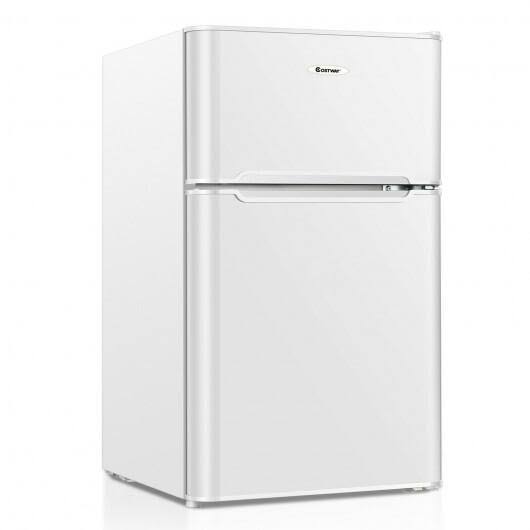 White Compact Refrigerator with Freezer L89494