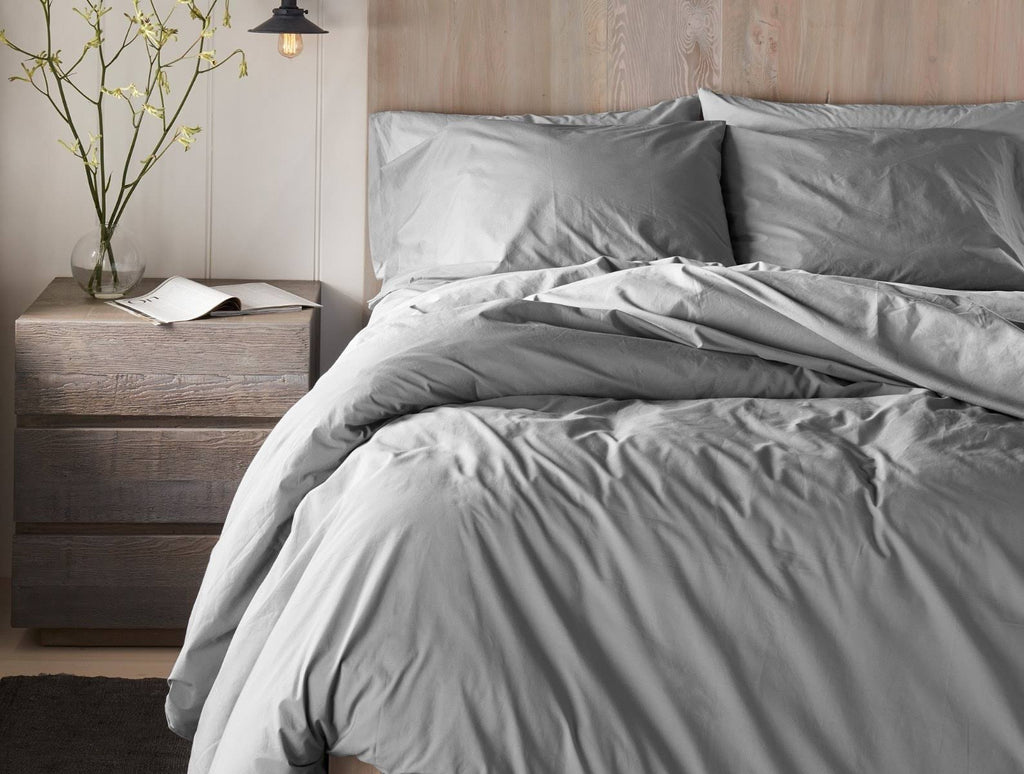 300 Thread Count Organic Percale Duvet Cover Full/Queen R8057