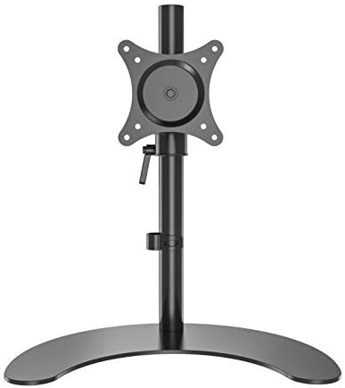 Single Monitor Desk Mount, Free-Standing VESA Mount Riser with Steel Base, Full Motion Pack of 2 R77375