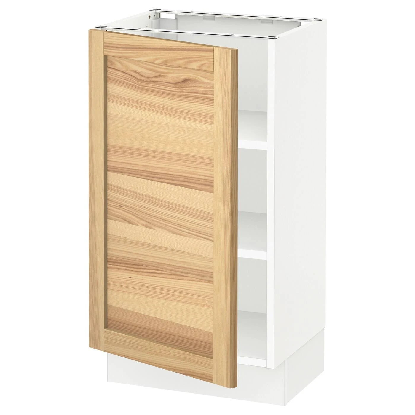 White Base Cabinet with Shelves H76131