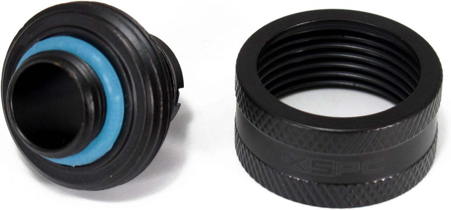Matte Black Compression Fitting 6-Pack O457503