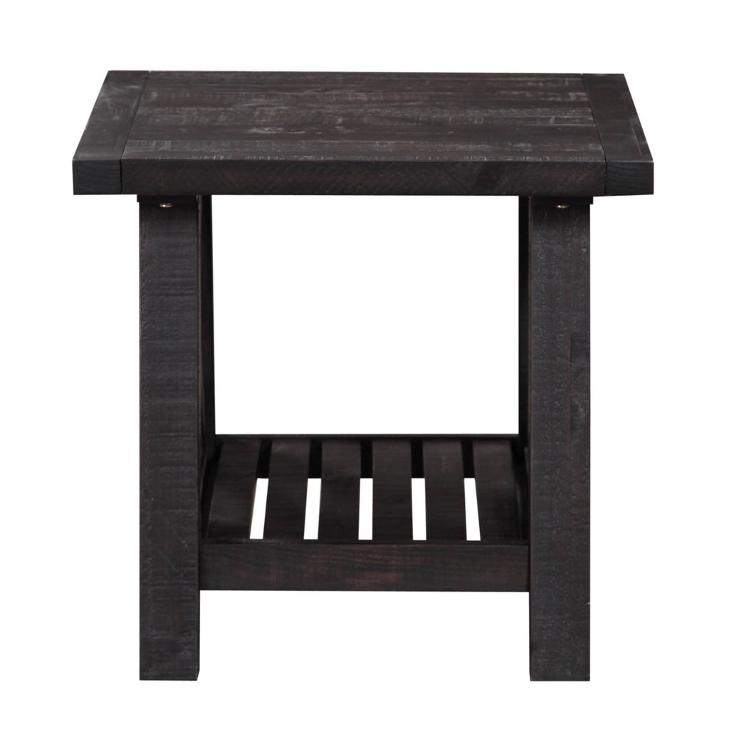 Solid Wood End Table Y929954
