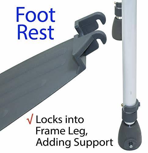 Folding Toilet Safety Frame with Adjustable Height Grab Bar I77881