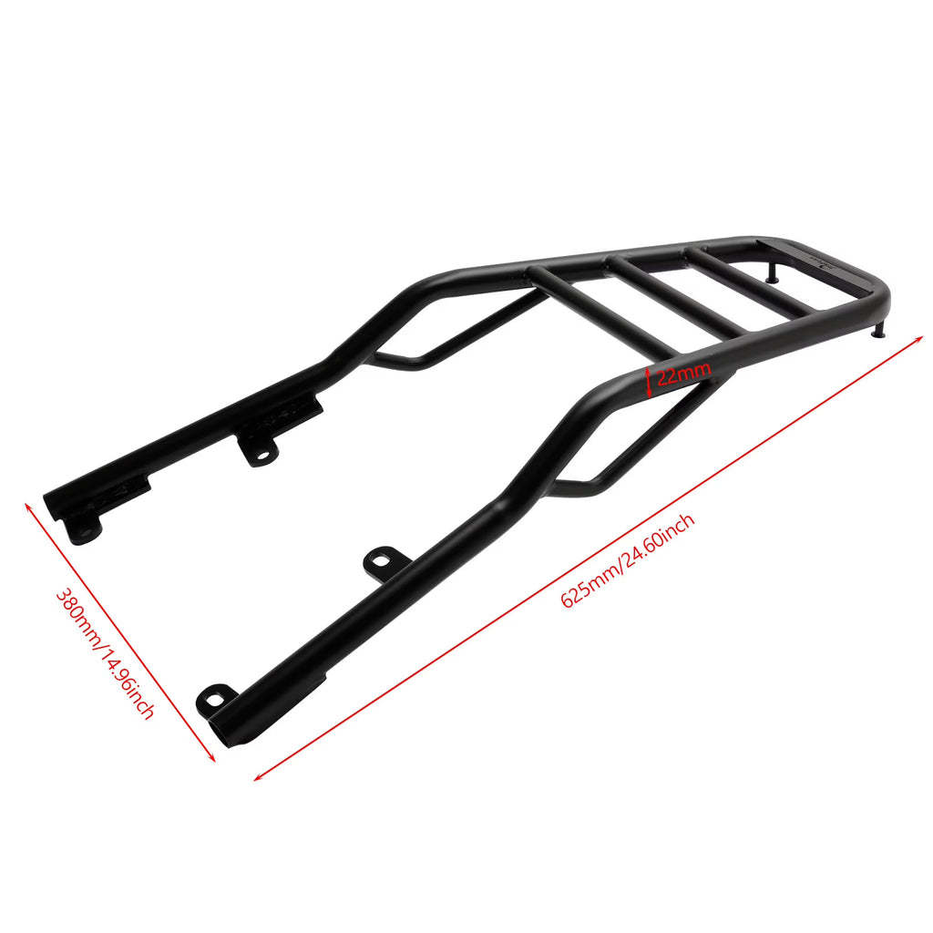 Black Tube Rear Luggage Rack Y734
