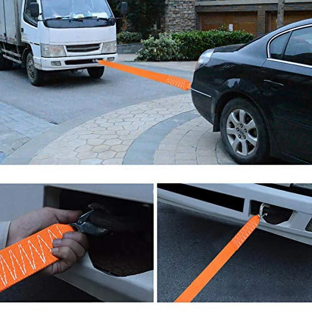 15,000LB Heavy Duty Tow Strap with Hooks M144543