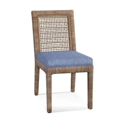 Blue and Green Plaid Side Chair B63238