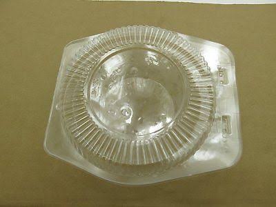 5x22 Disposable Clear Clam Shell Display Container H13146