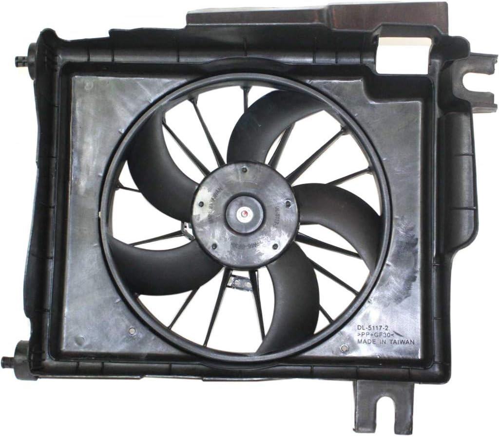 Cooling Fan Assembly A/C Condenser 2002-2008 3.7L-5.9L Q7633