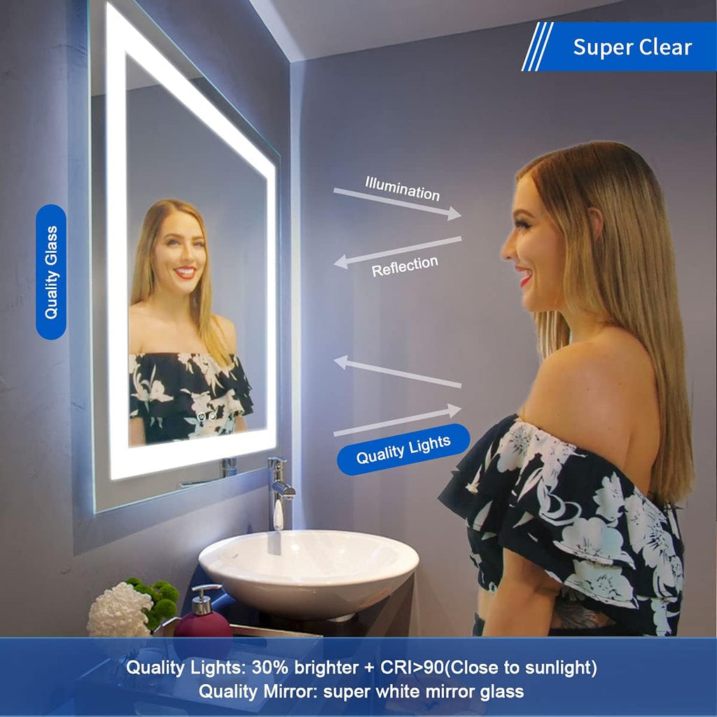 LED Bathroom Mirror with Touch Button G213