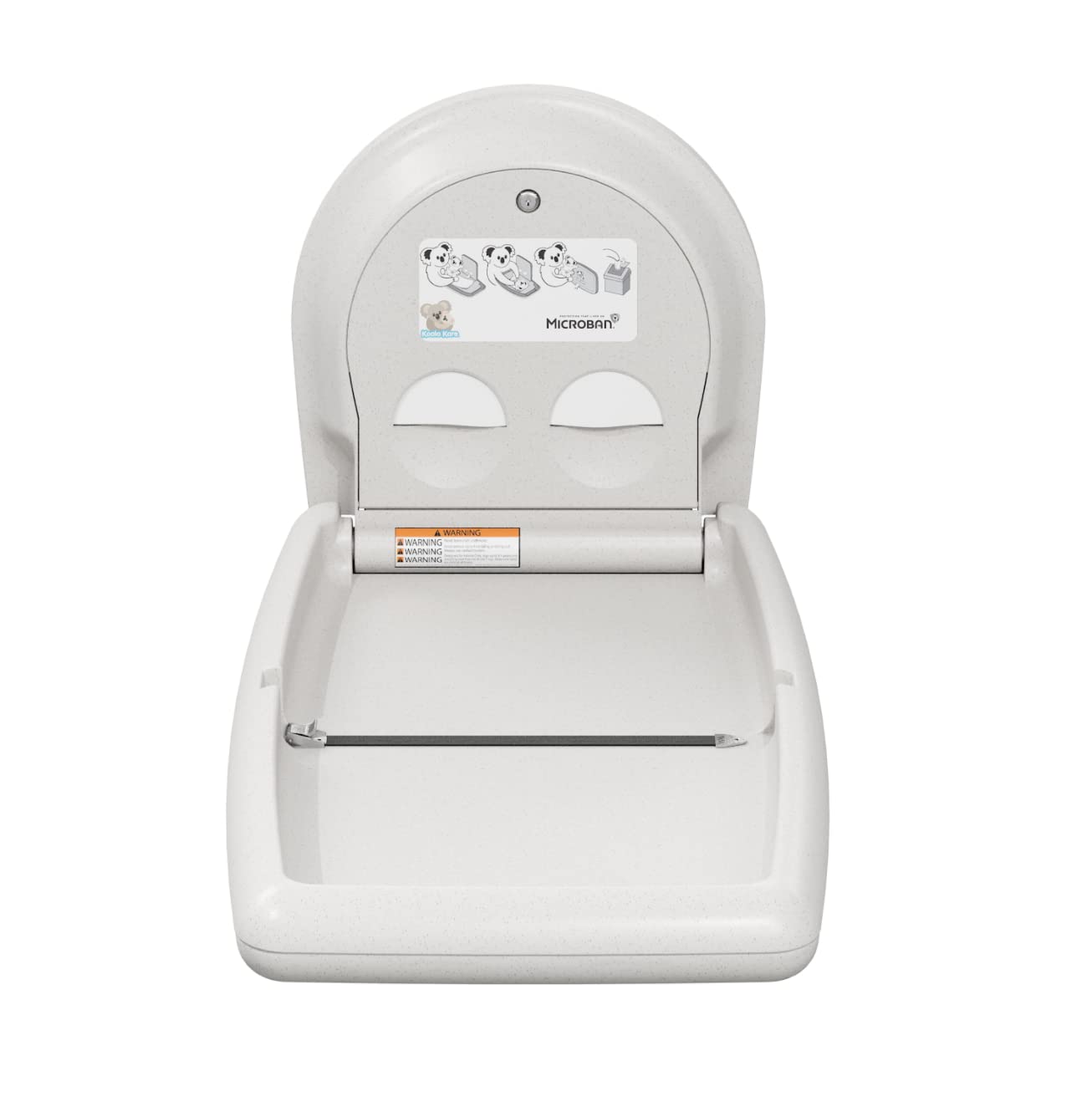 White Granite Surface-Mounted Baby Changing Station Q829638