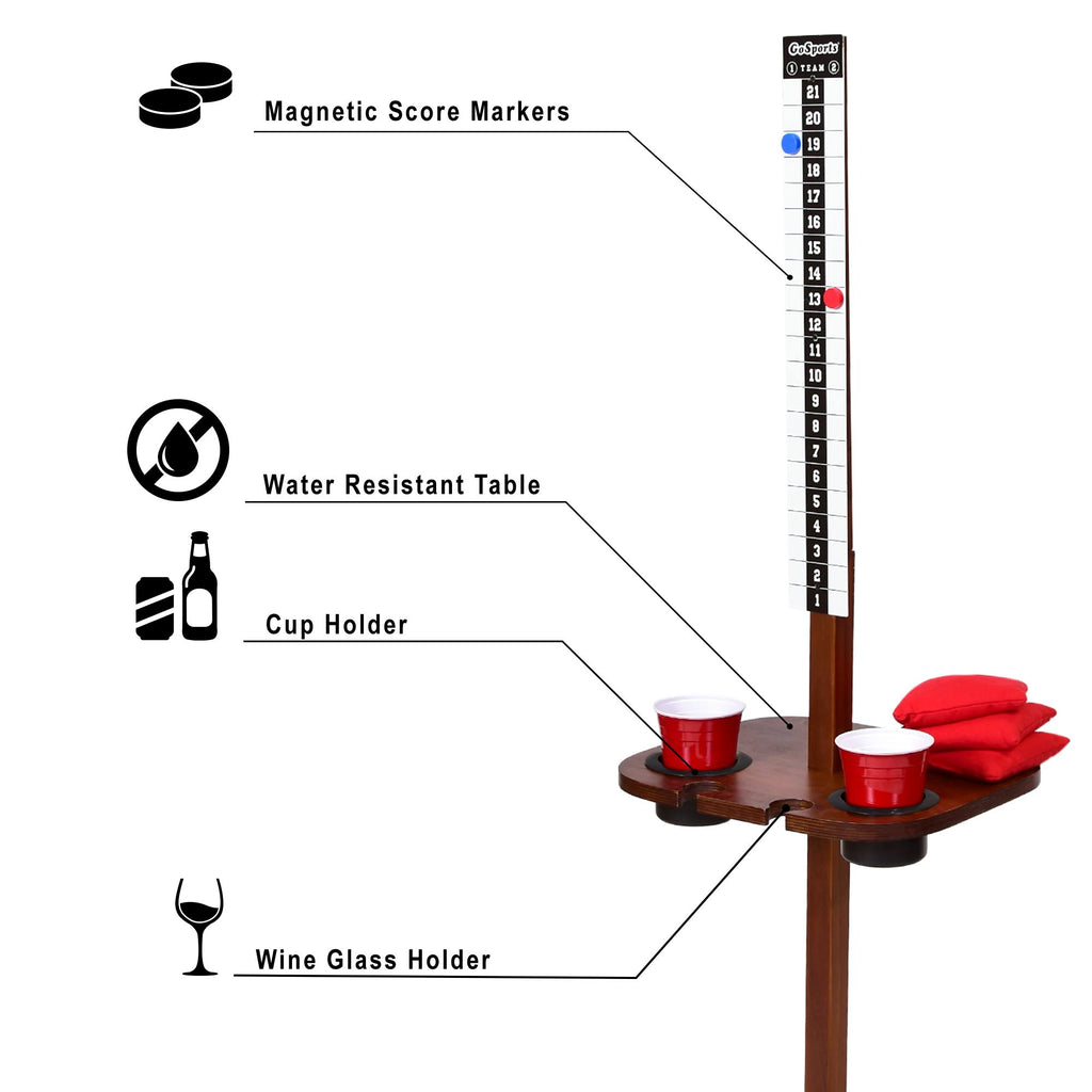 Outdoor Game Score Keeper & Drink Stand Set W751