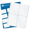 Clear Matte Inkjet Large Format Labels, 100 Sheets V95743