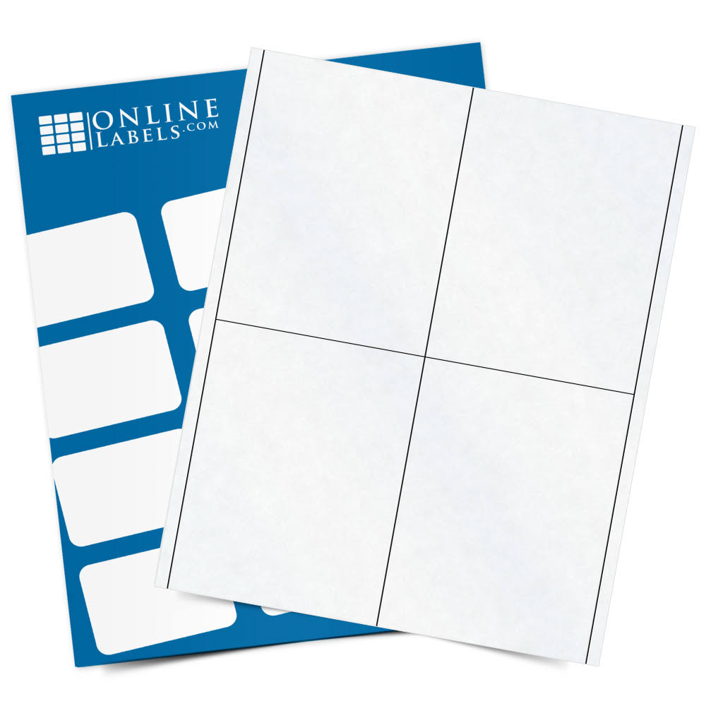 Clear Matte Inkjet Large Format Labels, 100 Sheets V95743